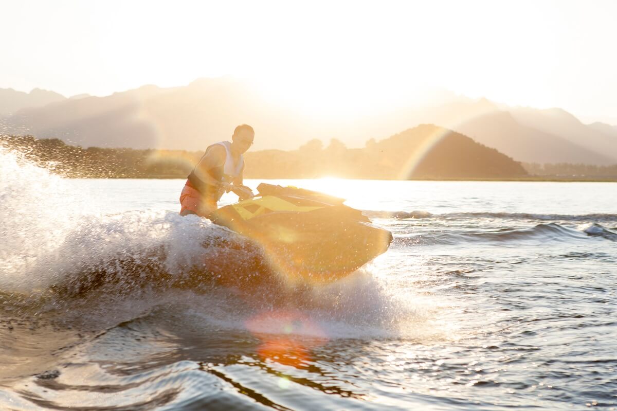 jet skiing adventure in tehri