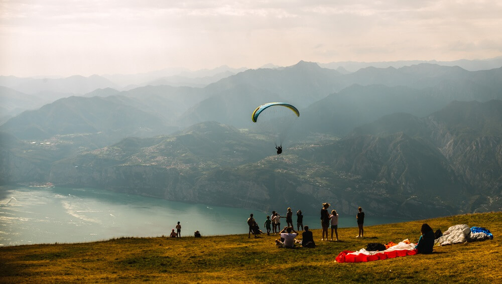 paragliding activity tehri